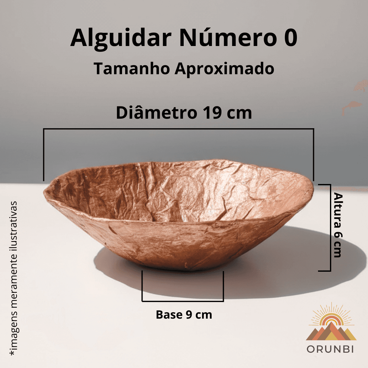 Alguidar Ecológico N.0 19 cm diâmetro Umbanda Candomblé Alguidar Ecológico N.0 19 cm diâmetro Umbanda Candomblé