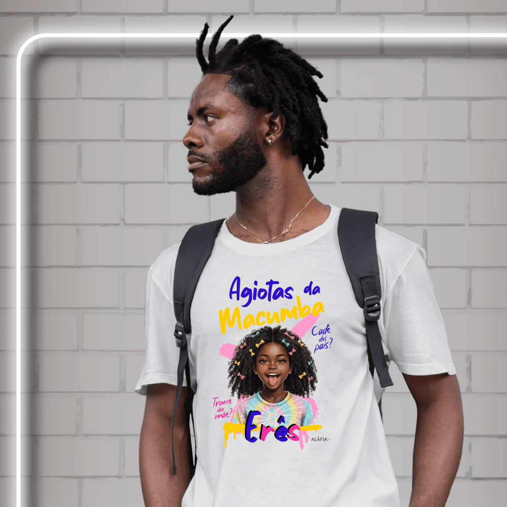 Camiseta - Umbanda - Aláfia - Agiotas Menina - Erês Camiseta - Umbanda - Aláfia - Agiotas Menina - Erês