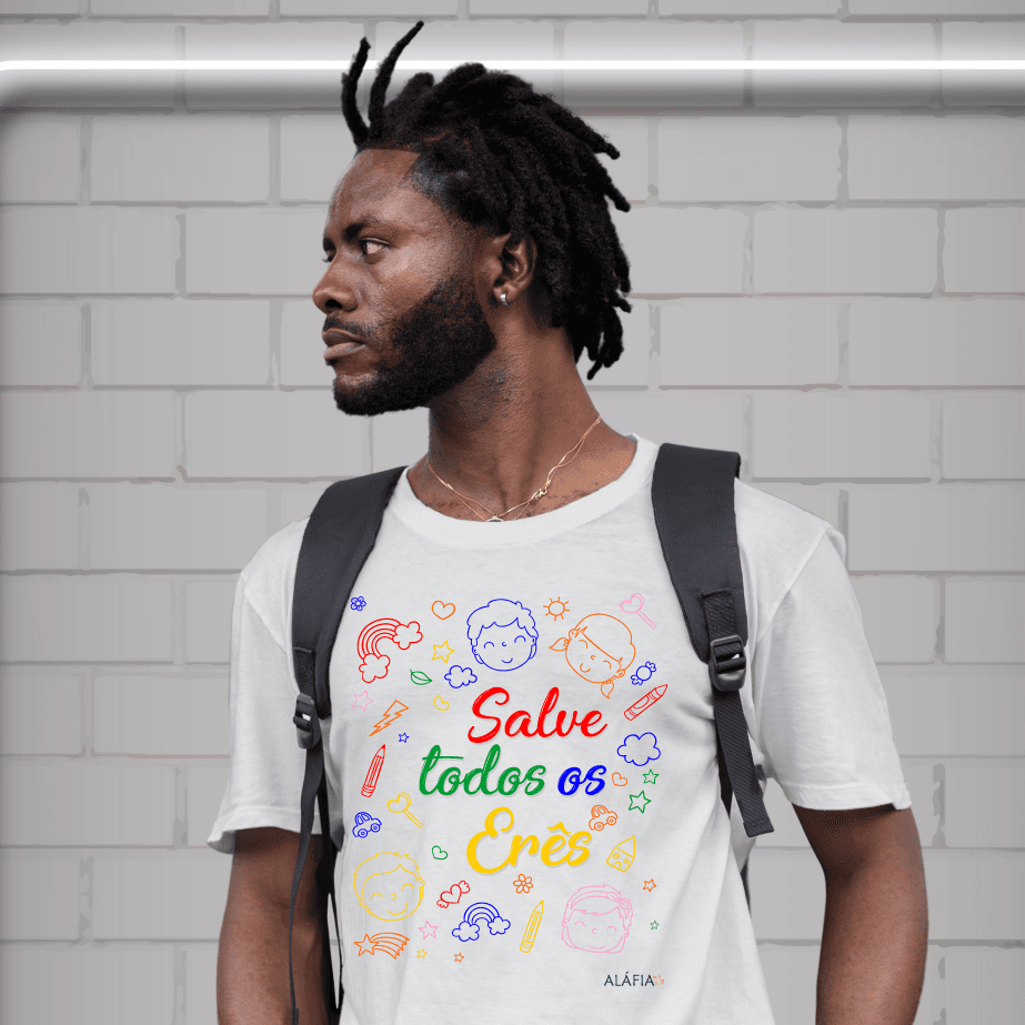 Camiseta - Umbanda - Aláfia- Salve Todos Os Erês Camiseta - Umbanda - Aláfia- Salve Todos Os Erês