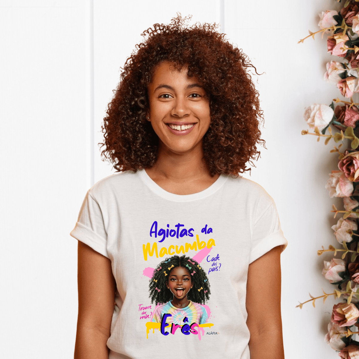 Camiseta - Umbanda - Aláfia - Agiotas Menina - Erês Camiseta - Umbanda - Aláfia - Agiotas Menina - Erês