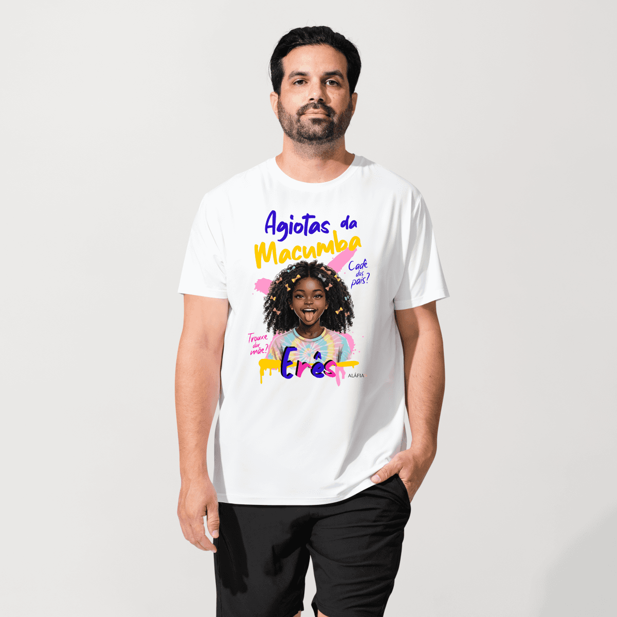 Camiseta - Umbanda - Aláfia - Agiotas Menina - Erês Camiseta - Umbanda - Aláfia - Agiotas Menina - Erês