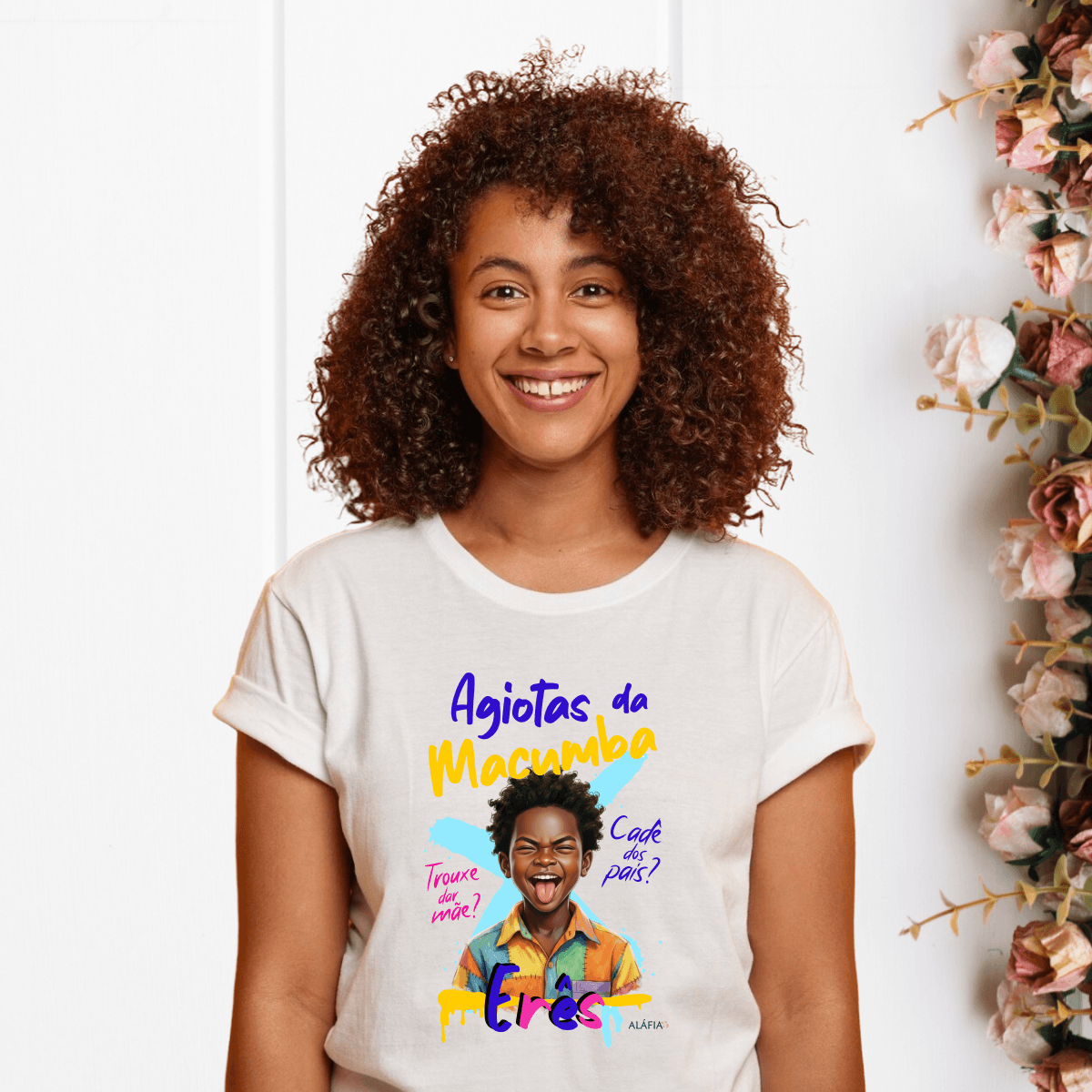 Camiseta - Umbanda - Aláfia - Agiotas Menino - Erês Camiseta - Umbanda - Aláfia - Agiotas Menino - Erês