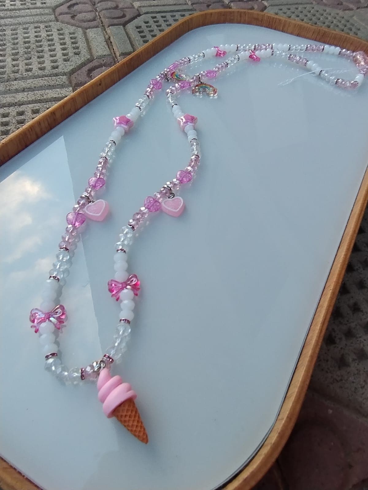 Guia Ere Fio de Conta Ere Cosme e Damião Guia Rosa Guia Ere Fio de Conta Ere Cosme e Damião Guia Rosa