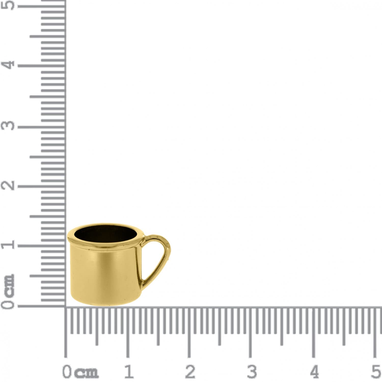 Colar Pingente Preto Velho -caneca dourada Colar Pingente Preto Velho -caneca dourada