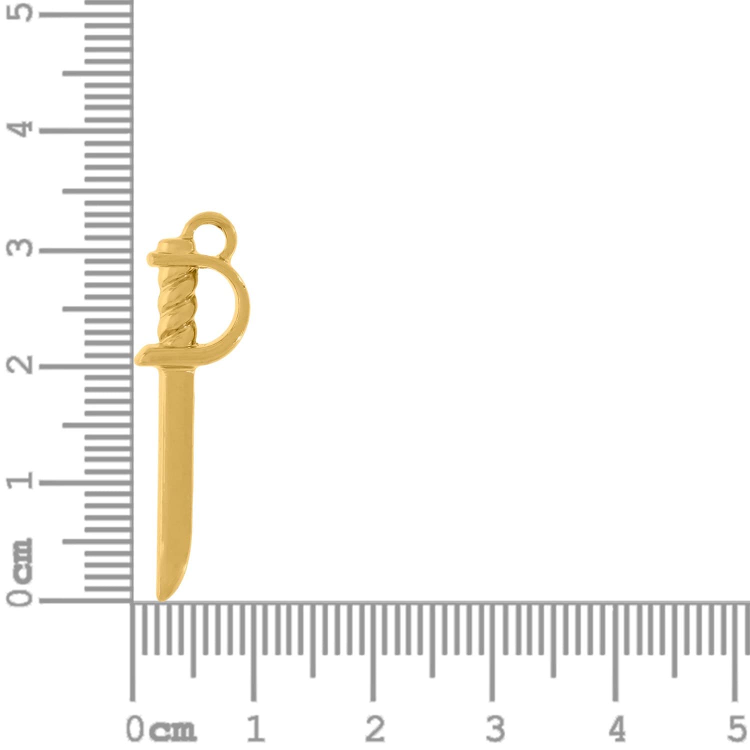 Colar Corrente Simbolo Ogum Orixa dourado Colar Corrente Simbolo Ogum Orixa dourado