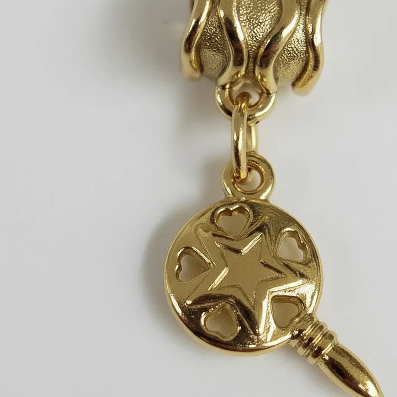 Berloque para Pulseira Ferramenta de Oxum dourado Berloque para Pulseira Ferramenta de Oxum dourado