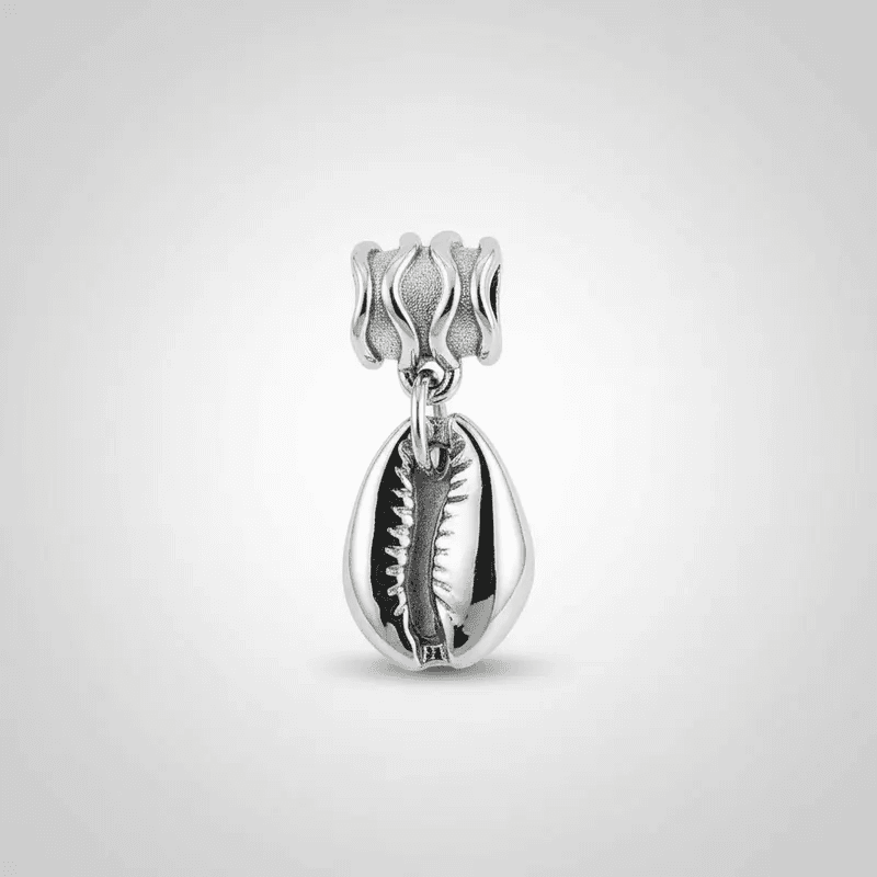 Berloque para Pulseira Pingente Buzio prateado Berloque para Pulseira Pingente Buzio prateado