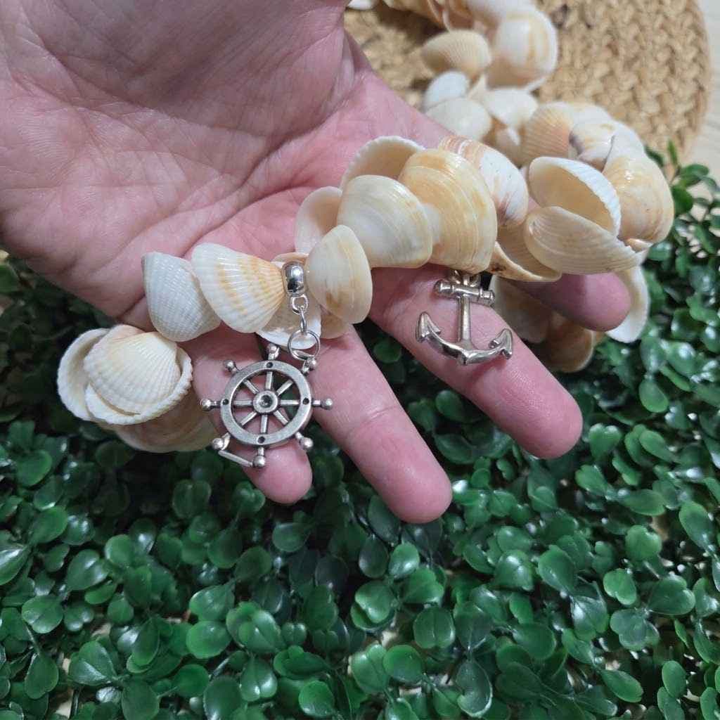 ⚓ BRAJÁ DE MARINHEIRO COM CONCHAS NATURAIS | GUIA DE MARINHEIRO ARTESANAL ⚓ BRAJÁ DE MARINHEIRO COM CONCHAS NATURAIS | GUIA DE MARINHEIRO ARTESANAL