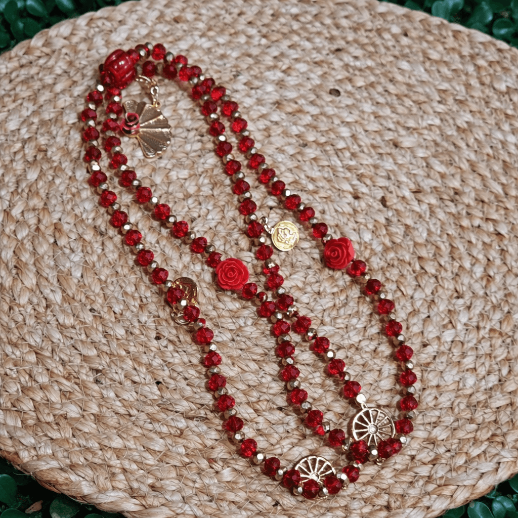 ❤️ Guia de Cigana Artesanal em Cristal Vermelho – Elegância, Axé e Proteção Espiritual ❤️ Guia de Cigana Artesanal em Cristal Vermelho – Elegância, Axé e Proteção Espiritual