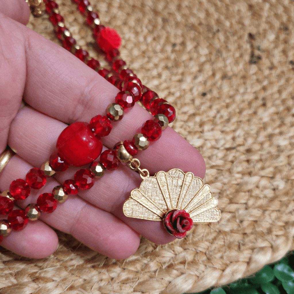 ❤️ Guia de Cigana Artesanal em Cristal Vermelho – Elegância, Axé e Proteção Espiritual ❤️ Guia de Cigana Artesanal em Cristal Vermelho – Elegância, Axé e Proteção Espiritual